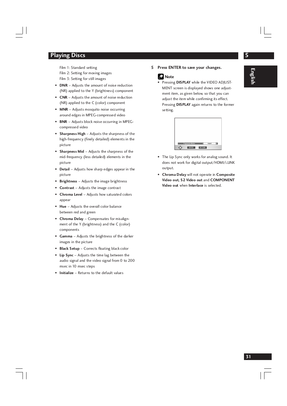 5playing discs, English | Marantz DV9600 User Manual | Page 31 / 68