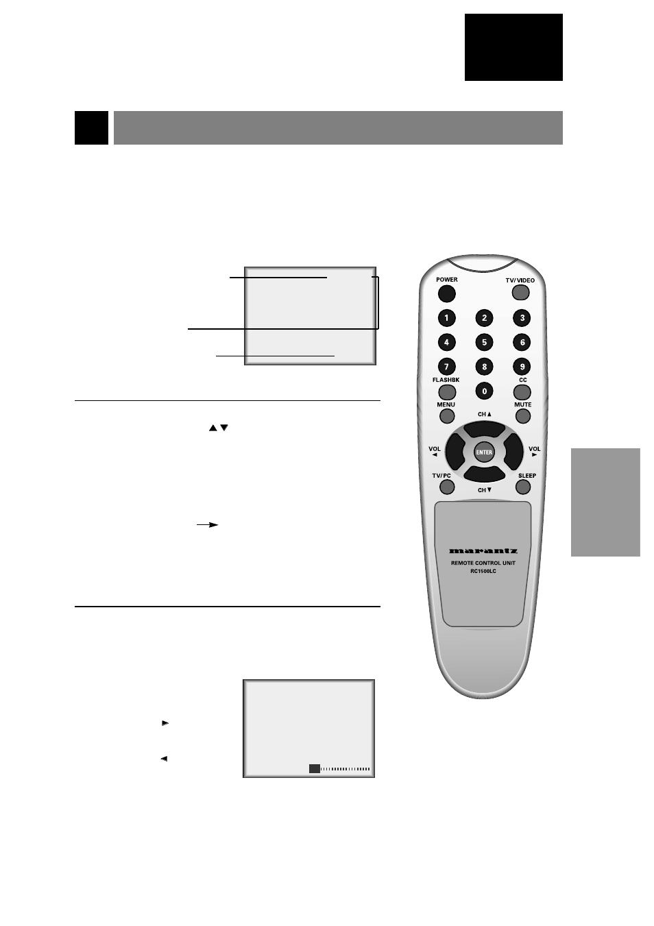 Turning on the set | Marantz LC1510 User Manual | Page 25 / 137