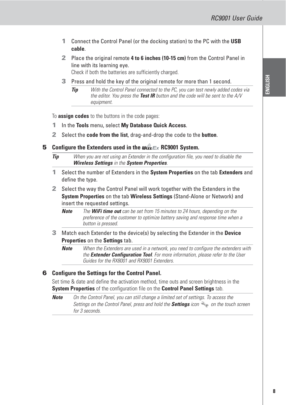 Rc9001 user guide | Marantz RC9001 User Manual | Page 11 / 20