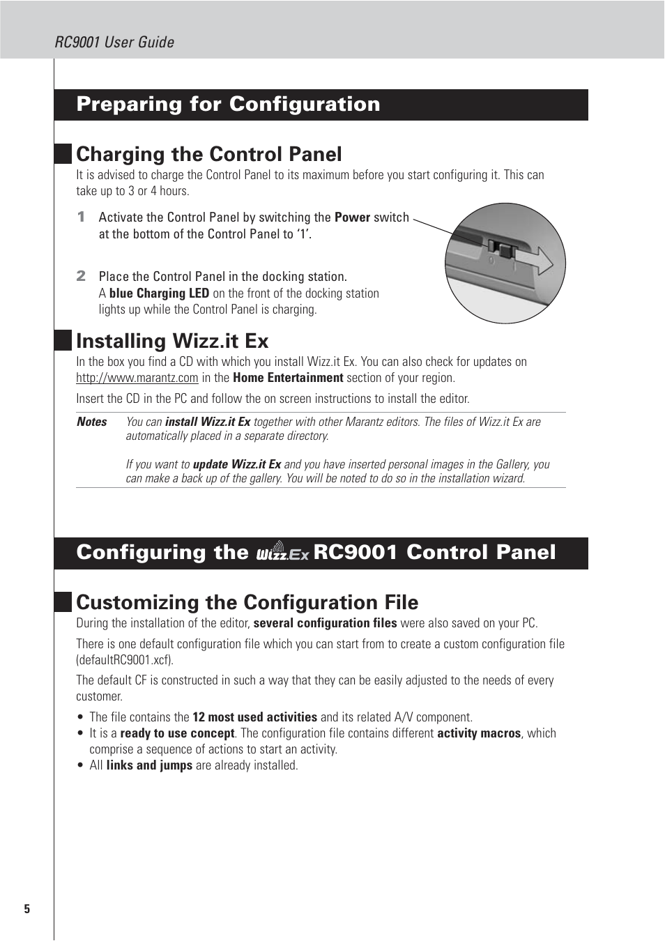 Installing wizz.it ex | Marantz RC9001 User Manual | Page 8 / 20