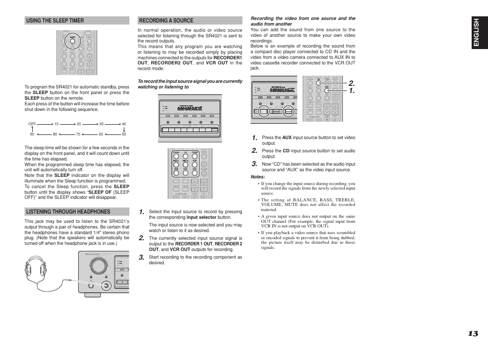 Marantz SR4021 User Manual | Page 17 / 23