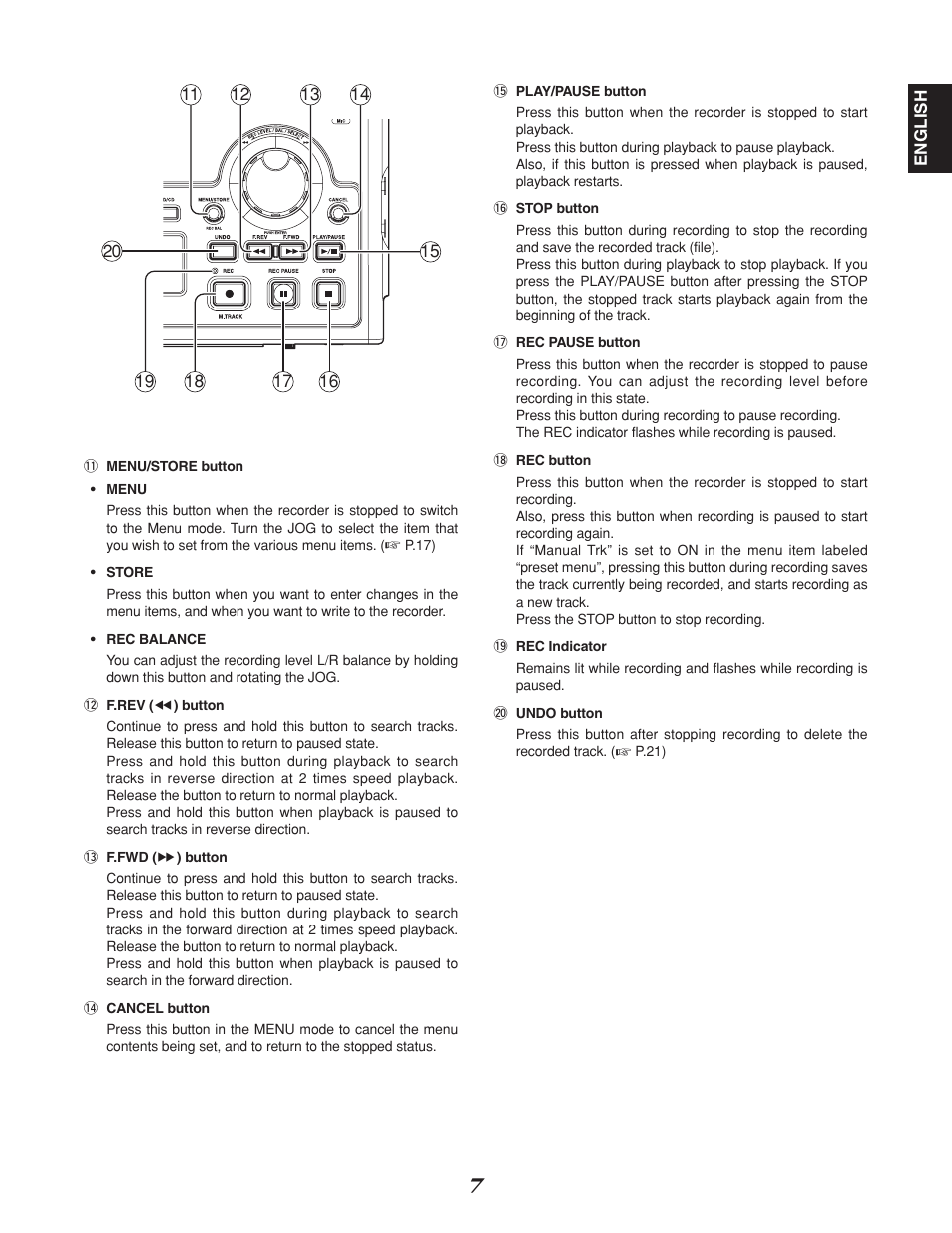 Marantz CDR310 User Manual | Page 15 / 59