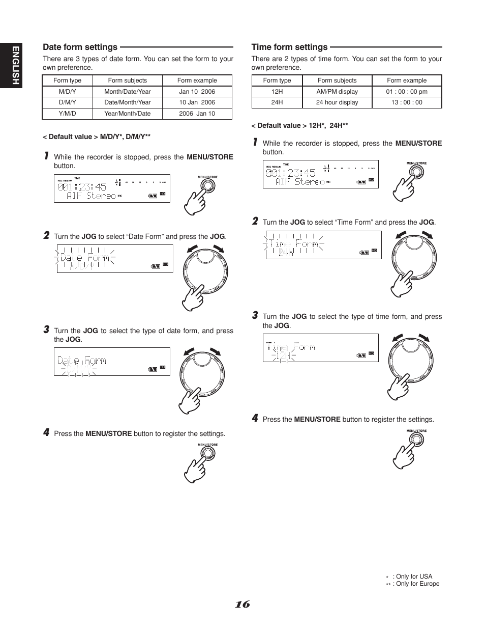 Marantz CDR310 User Manual | Page 24 / 59