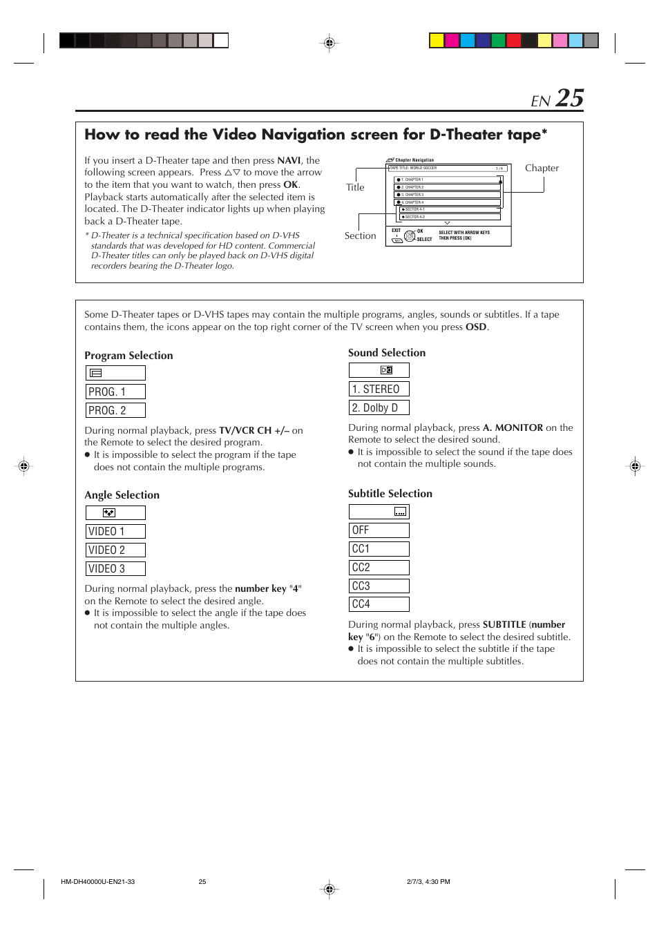 Marantz MV8300_U1B User Manual | Page 25 / 92