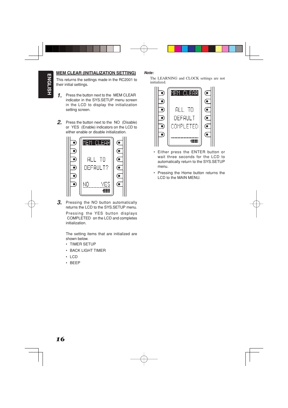 Marantz RC2001 User Manual | Page 18 / 22