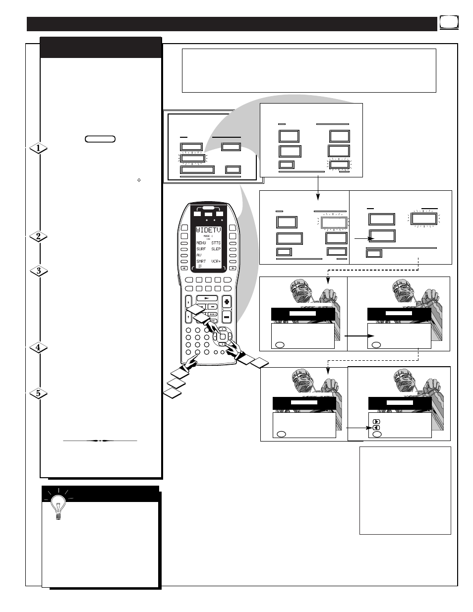 Eature, Ontrols, Continued | Parental control setup code number, Mart | Marantz PV5580/PV6080 User Manual | Page 19 / 53