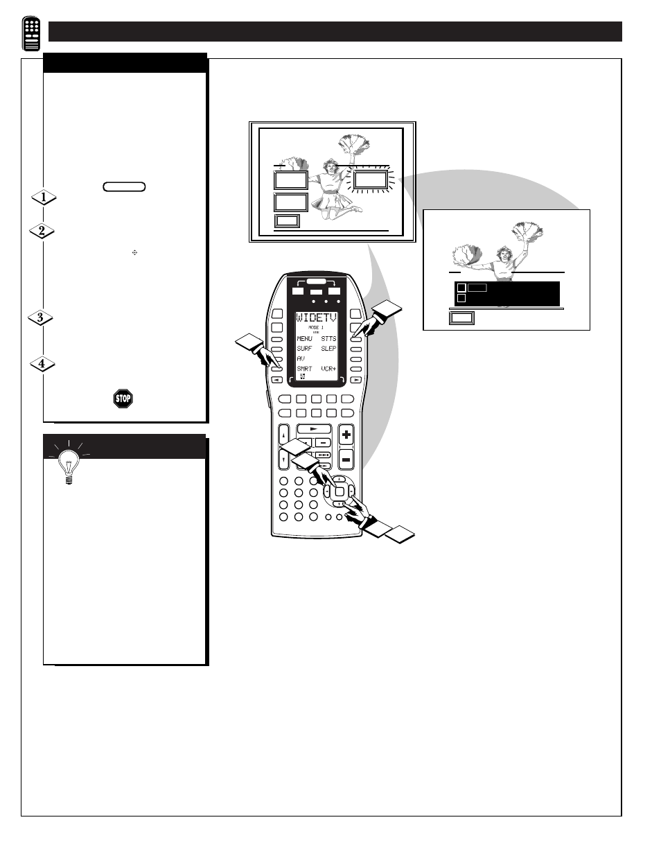Emote, Ontrol, Peration | Continued | Marantz PV5580/PV6080 User Manual | Page 42 / 53