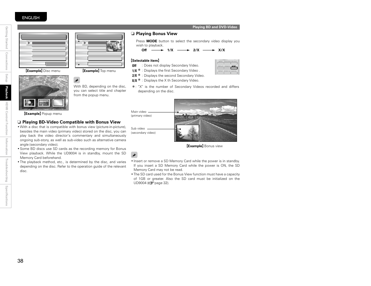 Marantz UD9004 User Manual | Page 41 / 77