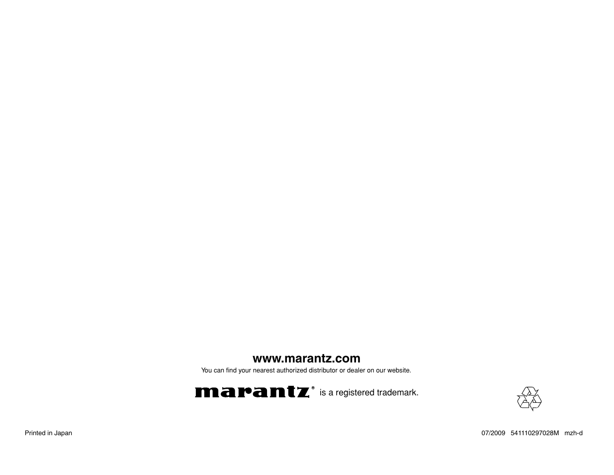 Marantz UD9004 User Manual | Page 72 / 77