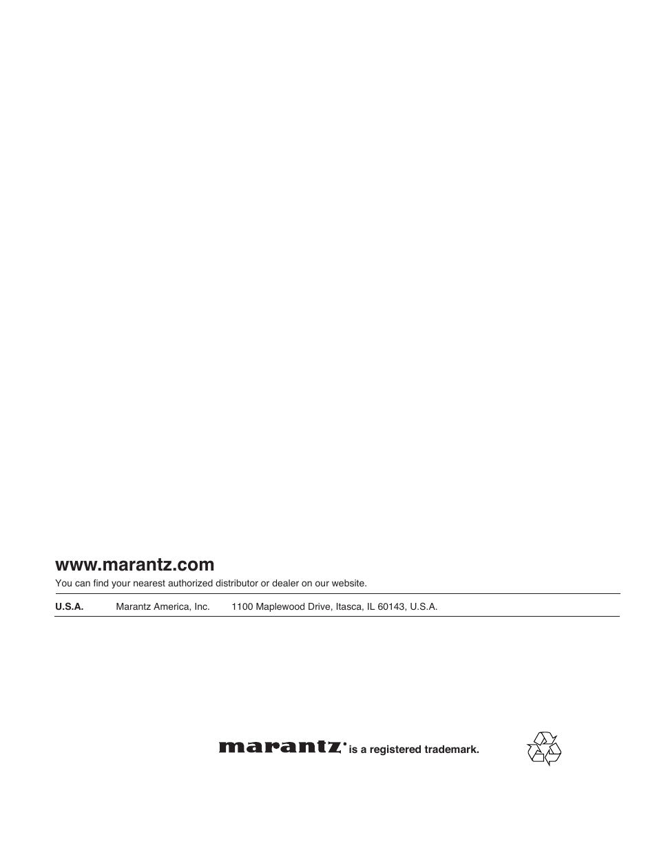 Marantz MA-9S1 User Manual | Page 19 / 20