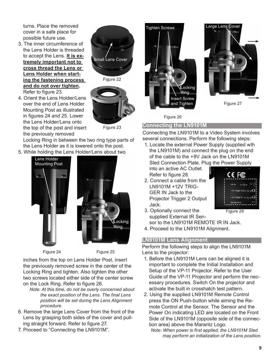 Marantz LN9101M User Manual | Page 9 / 12