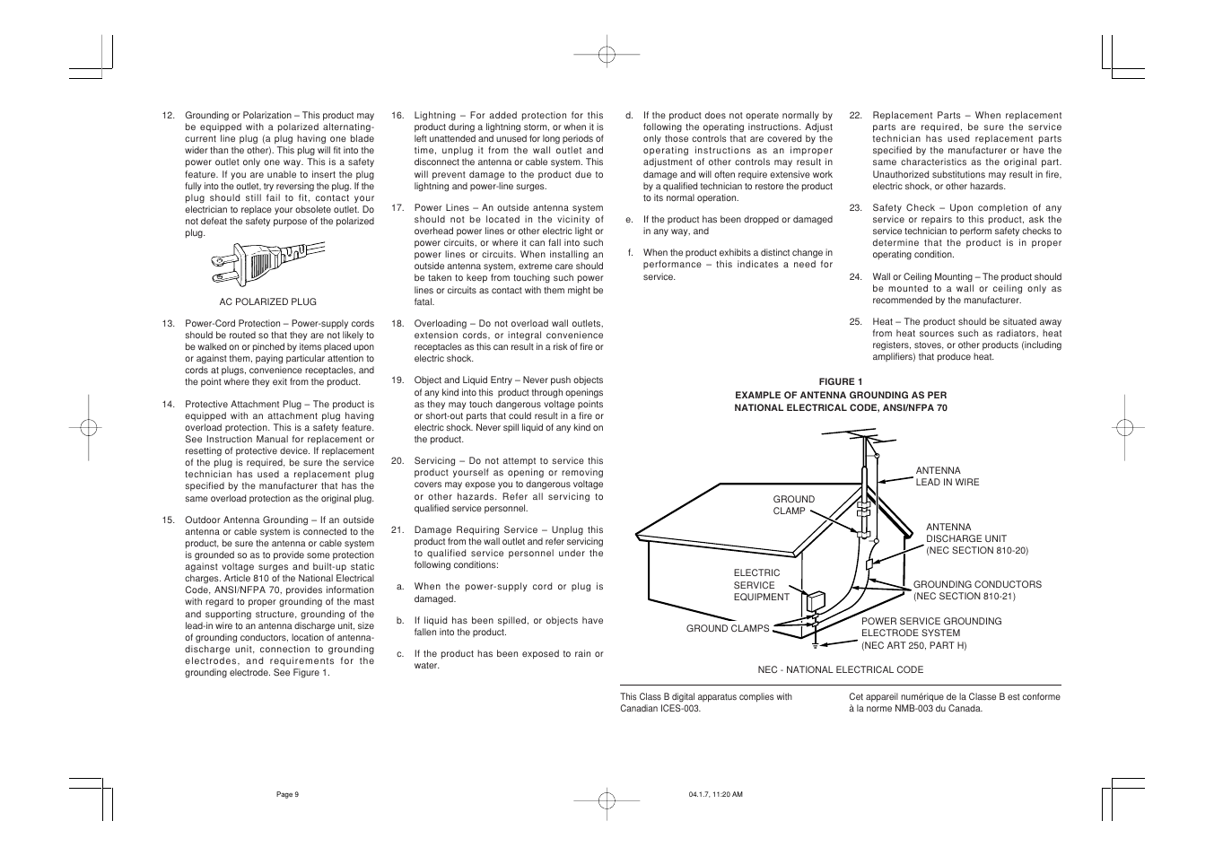 Marantz SR8400 User Manual | Page 3 / 52