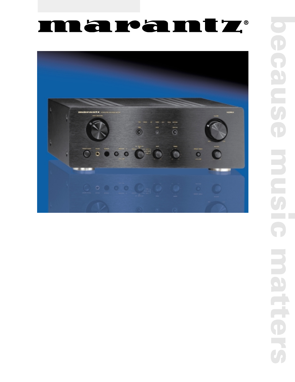 Marantz PM7000 User Manual | 2 pages