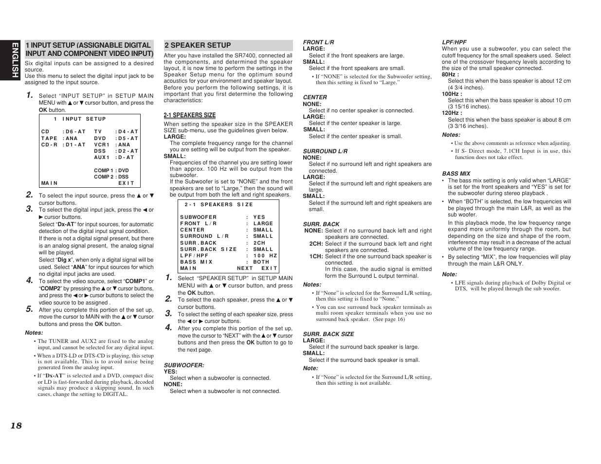 Marantz SR7400 User Manual | Page 21 / 52