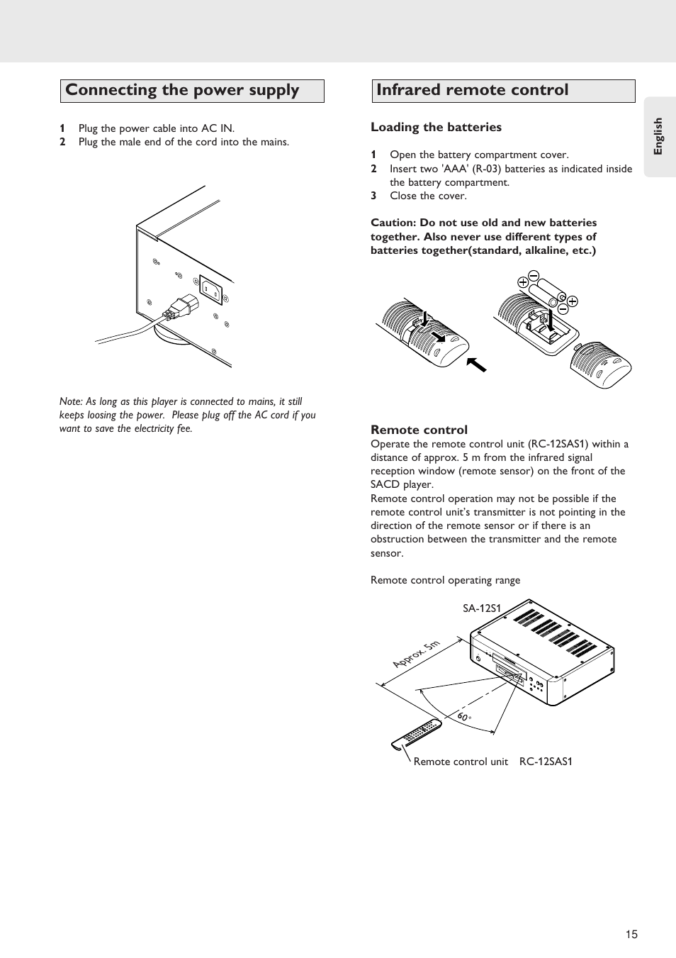 Marantz SA-12S1 User Manual | Page 19 / 40