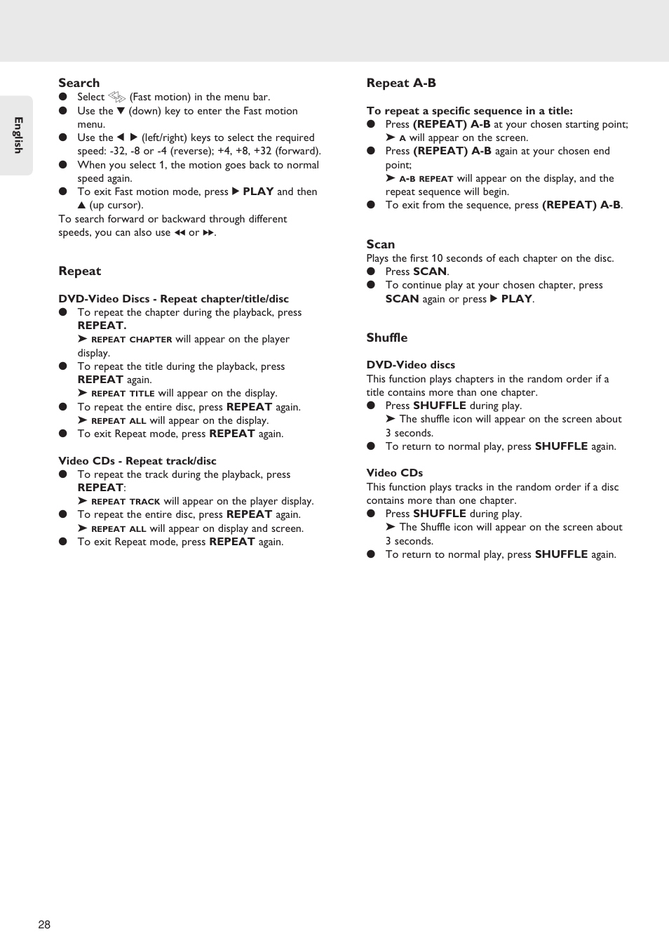 Marantz SA-12S1 User Manual | Page 32 / 40