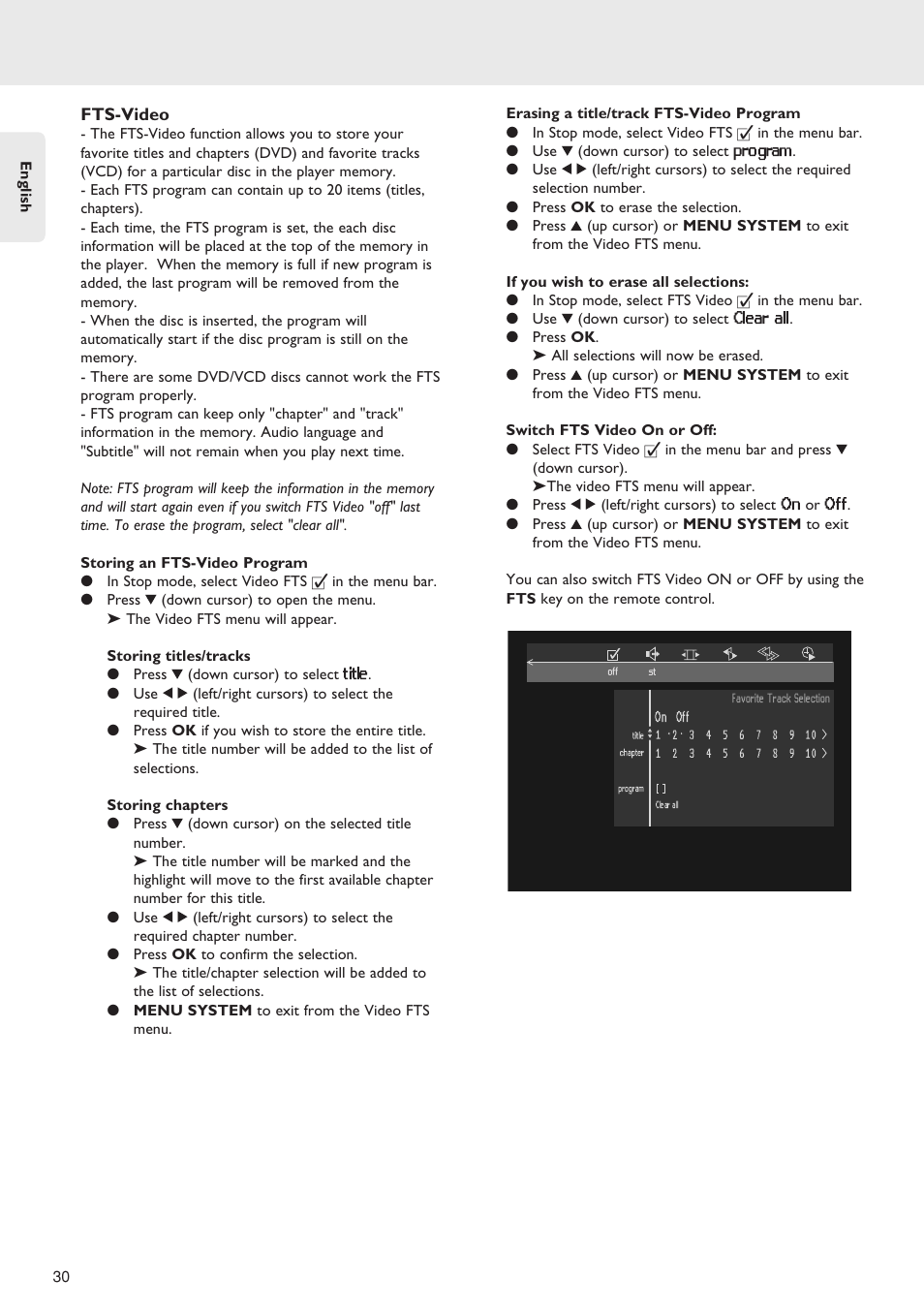 Title, Program, Clear all | Marantz SA-12S1 User Manual | Page 34 / 40