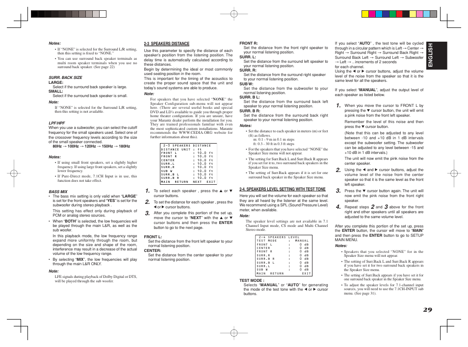 Marantz SR4002/SR5002 User Manual | Page 32 / 60