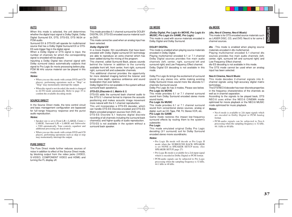 Marantz SR4002/SR5002 User Manual | Page 40 / 60