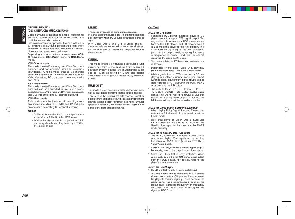 Marantz SR4002/SR5002 User Manual | Page 41 / 60