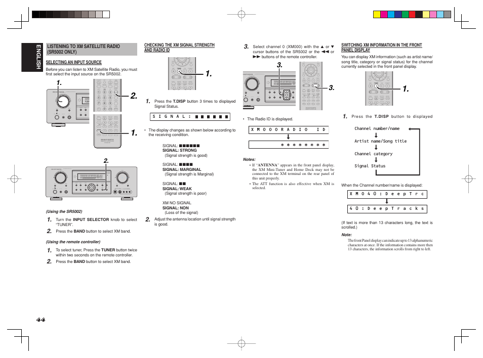Marantz SR4002/SR5002 User Manual | Page 47 / 60