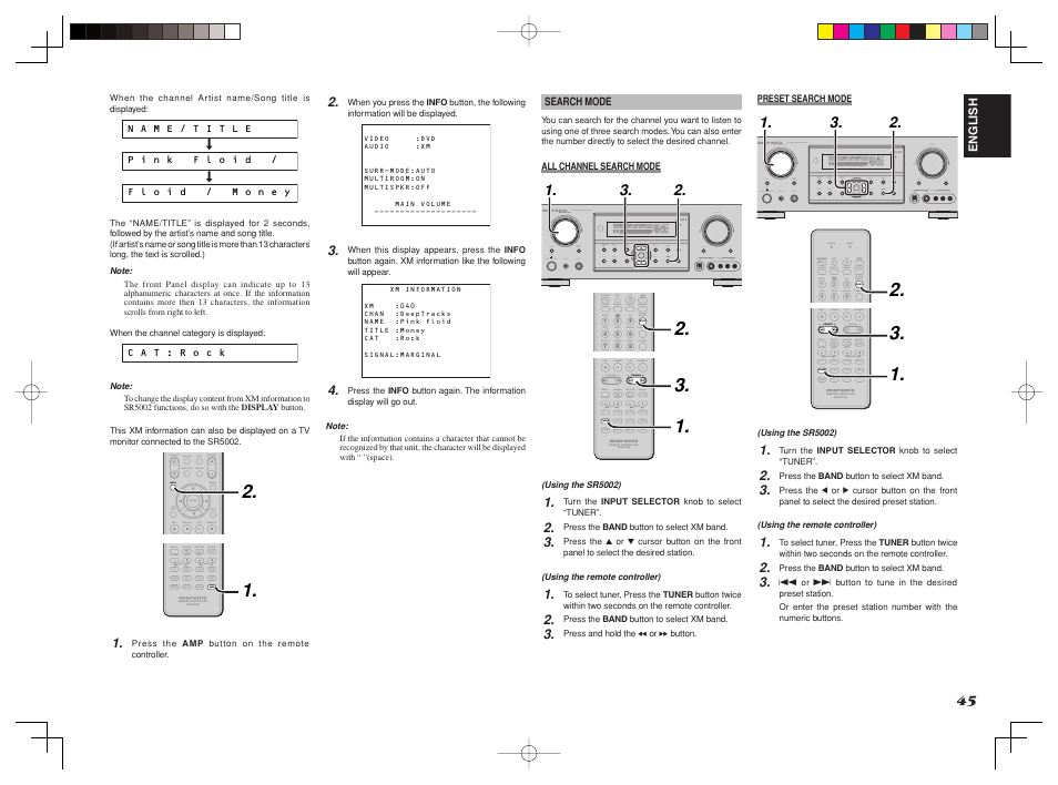 Marantz SR4002/SR5002 User Manual | Page 48 / 60