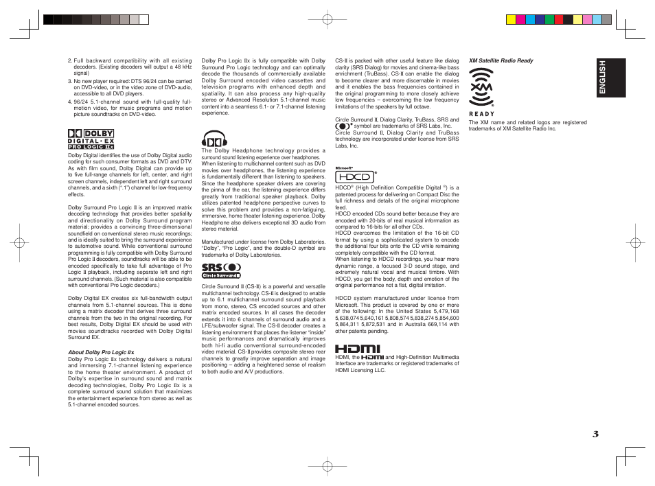 Marantz SR4002/SR5002 User Manual | Page 6 / 60