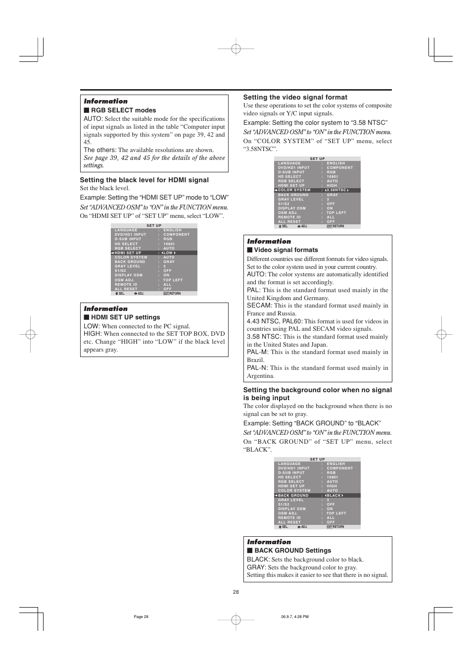Marantz PD6001 User Manual | Page 27 / 40