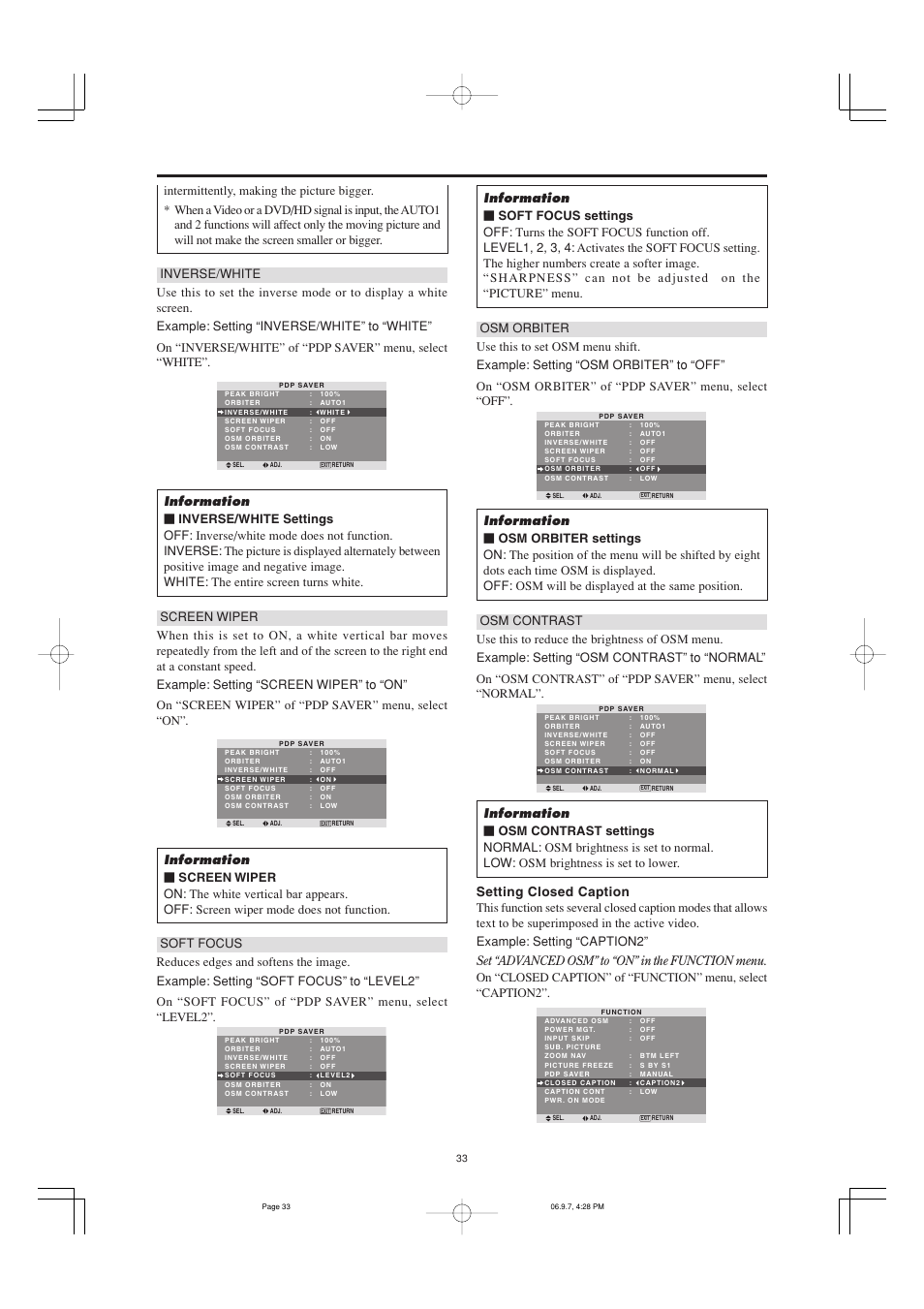 Marantz PD6001 User Manual | Page 32 / 40