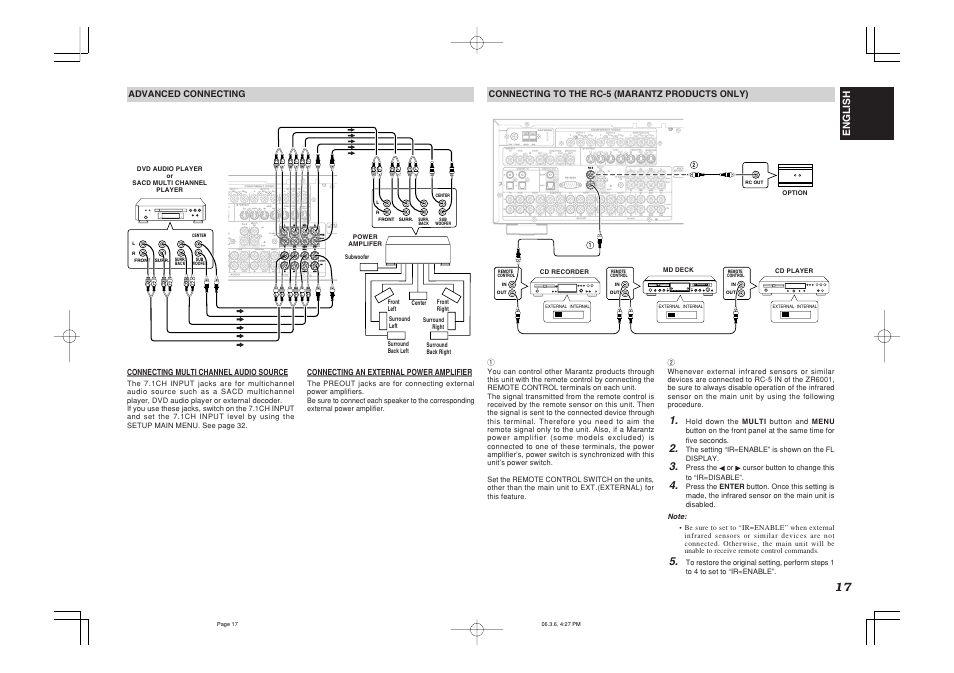 Marantz ZR6001 User Manual | Page 20 / 56