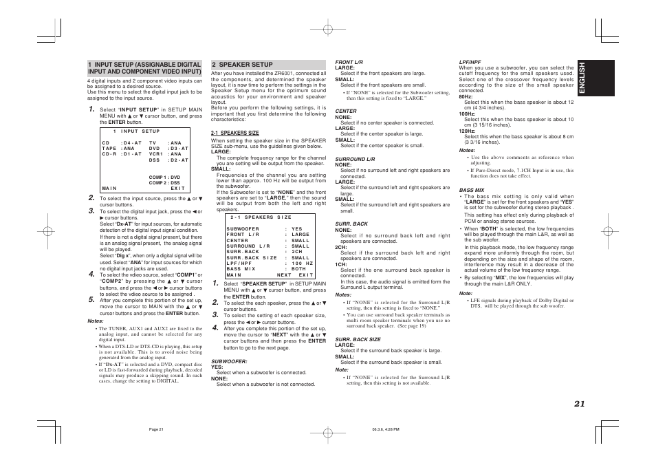 Marantz ZR6001 User Manual | Page 24 / 56