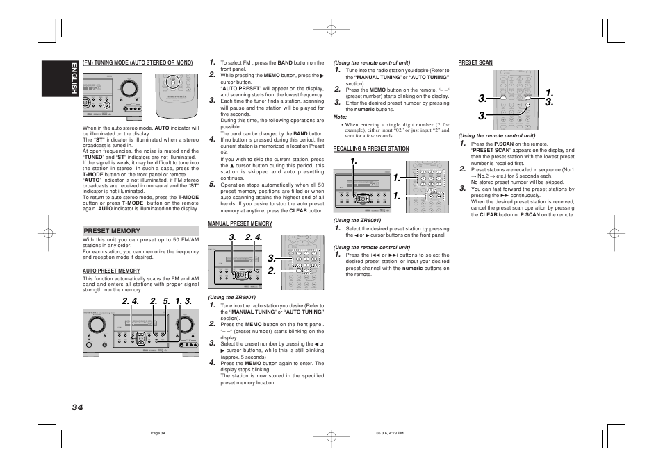 Surround | Marantz ZR6001 User Manual | Page 37 / 56