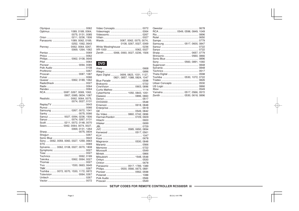 Marantz ZR6001 User Manual | Page 44 / 56