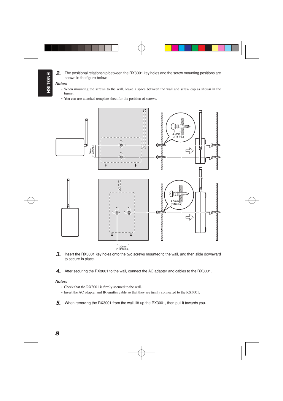 English | Marantz RC3001 User Manual | Page 13 / 34