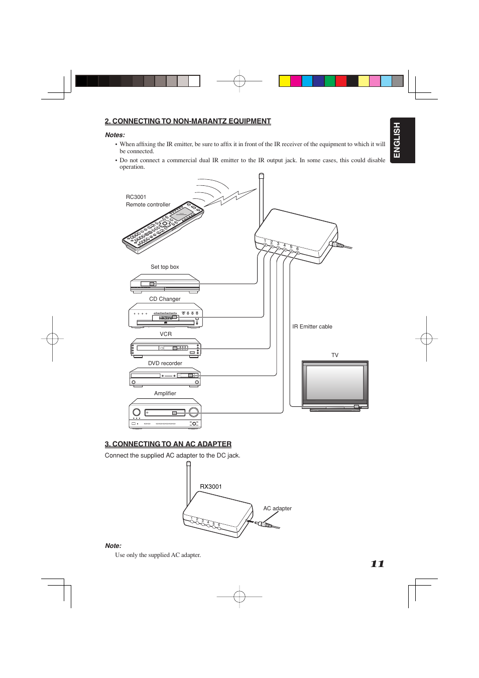 Marantz RC3001 User Manual | Page 16 / 34