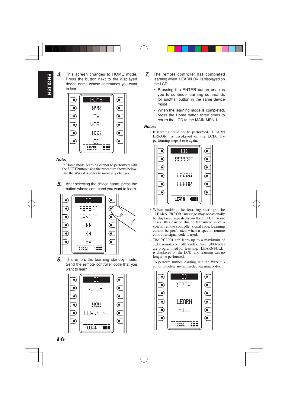 Marantz RC3001 User Manual | Page 21 / 34