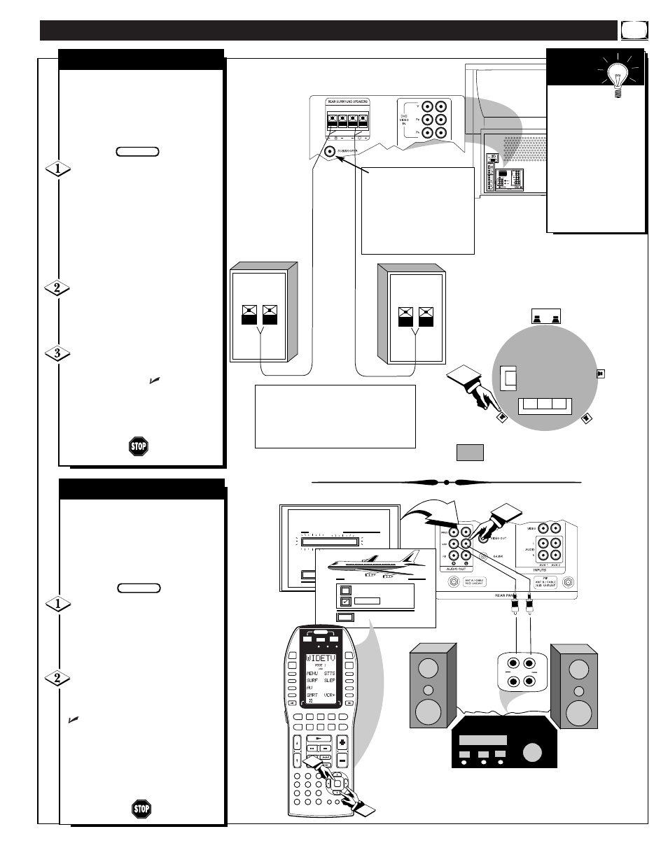 Ound, Ontrols, Continued | Surround sound, Variable audio output, Mart | Marantz PV6080 User Manual | Page 31 / 53