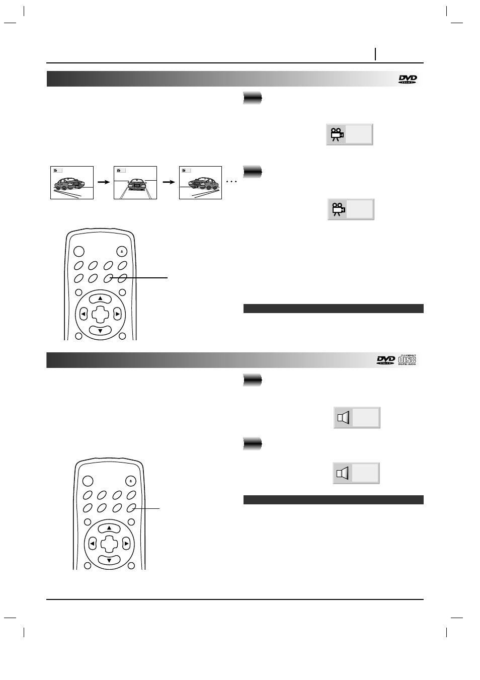 Viewing from another angle, Producing a 3d surround effect, Advanced operation page 25 | Press angle during playback, Number of angle being played back, N-2-2 | Marantz DV3100 User Manual | Page 25 / 41