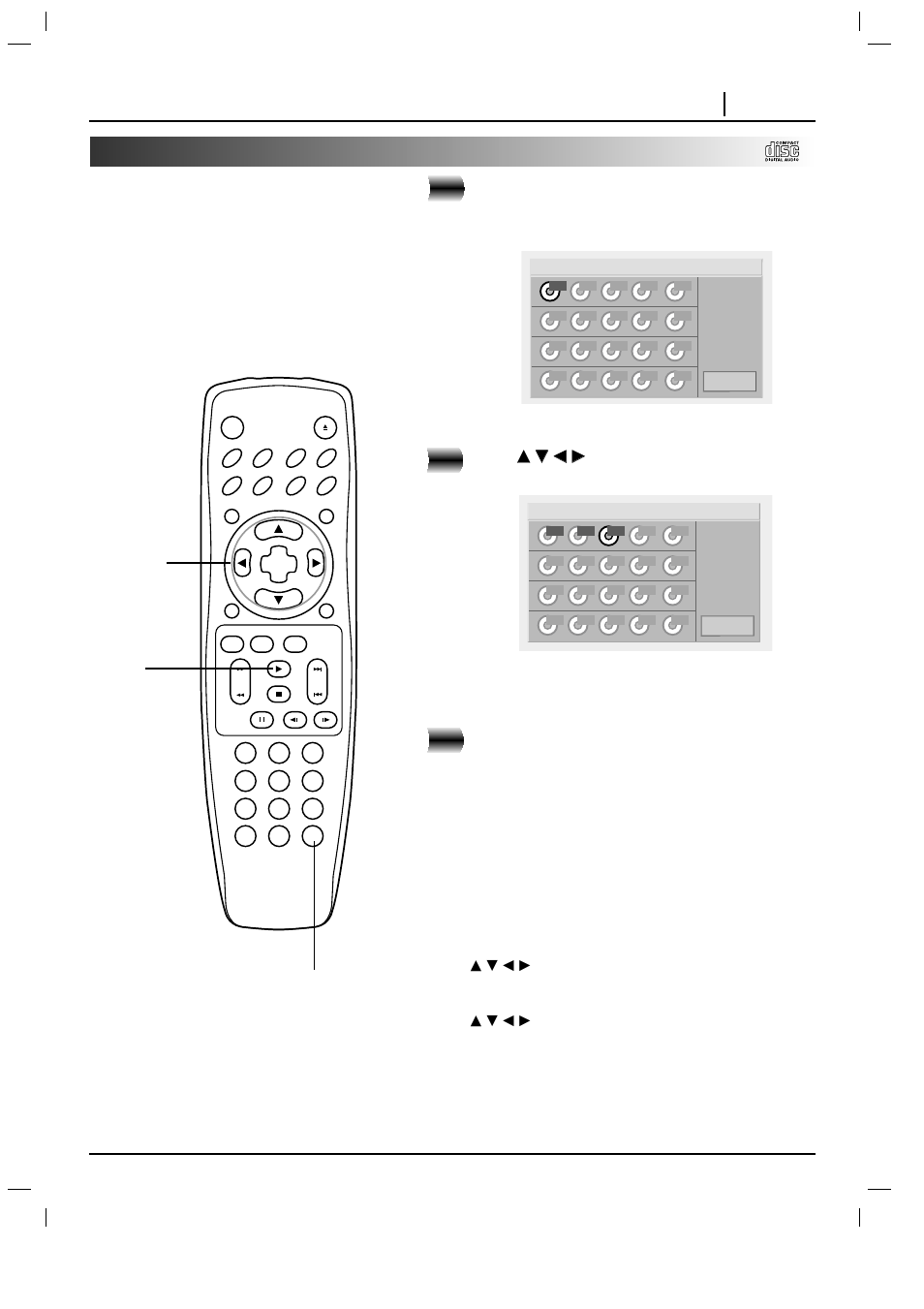 Program play, Clearing the program, Advanced operation page 29 | Press program during playback or stop mode, Press, Press play or select/enter to exit the screen, After playback all tracks programmed | Marantz DV3100 User Manual | Page 29 / 41