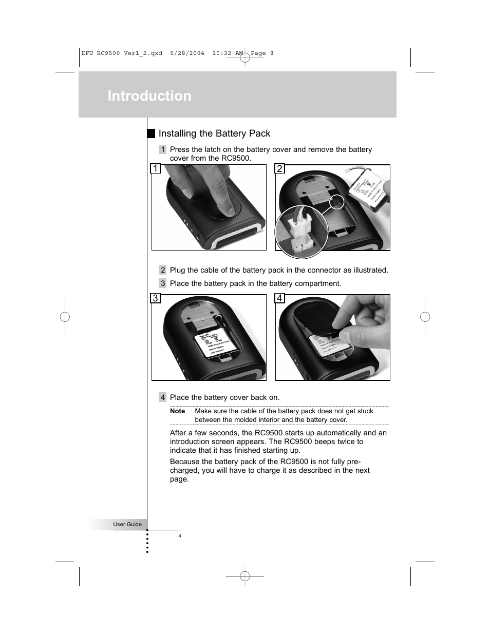 Introduction | Marantz RC9500 User Manual | Page 8 / 78