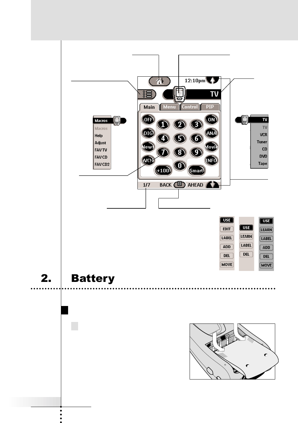 Battery, Battery 3, Introduction | Installing the battery pack | Marantz RC5000i User Manual | Page 5 / 64