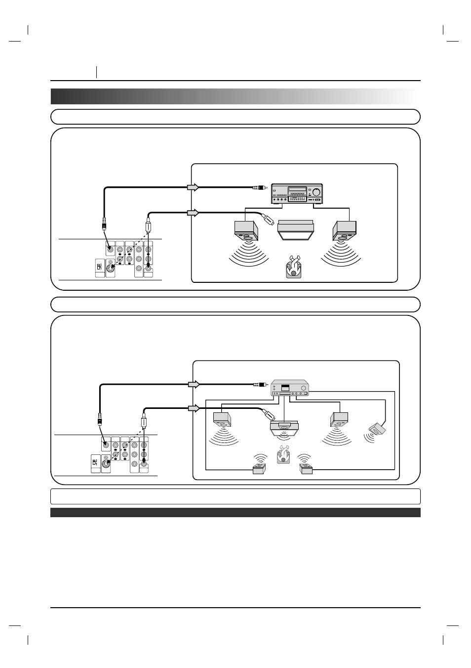 Page 16 connections, Connection example, Receiver equipped with a dts decoder | Marantz DV4200 User Manual | Page 16 / 45