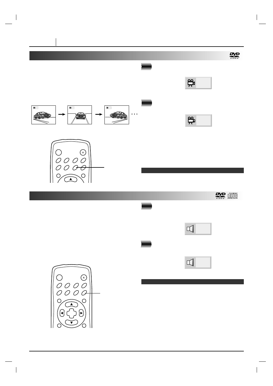 Viewing from another angle, Producing a 3d surround effect, Page 26 advanced operation | Press surr. during playback, Press angle during playback, Number of angle being played back | Marantz DV4200 User Manual | Page 26 / 45