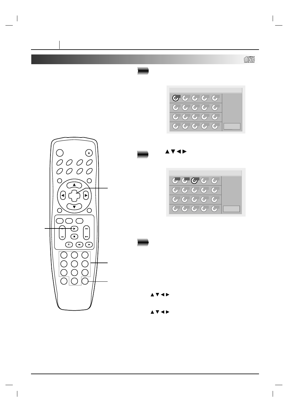 Program play, Clearing the program, Page 30 advanced operation | Press program on the stop mode, Press, Press play to exit the screen, After playback of all tracks programmed | Marantz DV4200 User Manual | Page 30 / 45