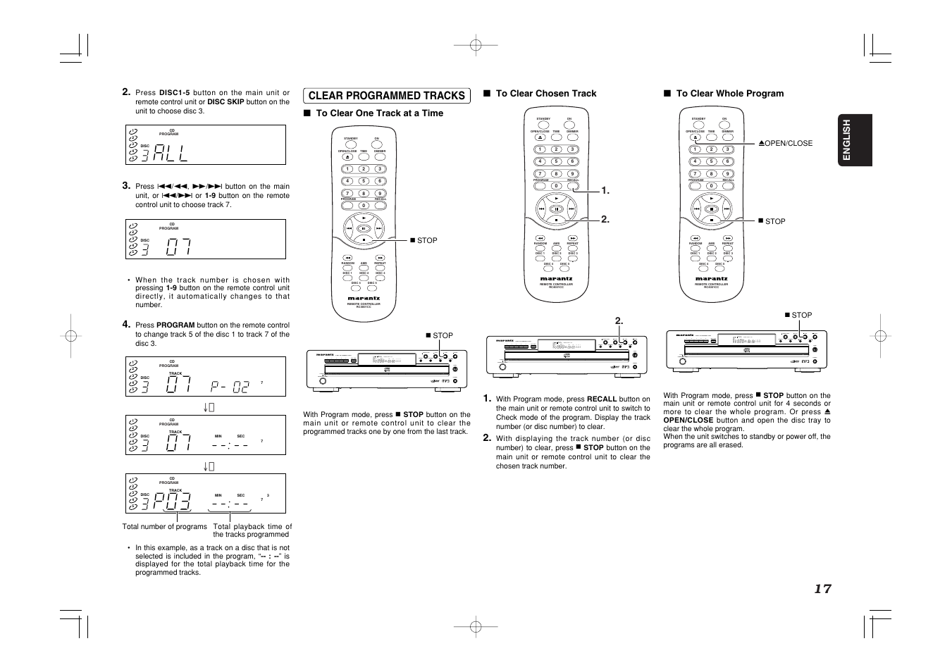 Marantz CC4001 User Manual | Page 20 / 24