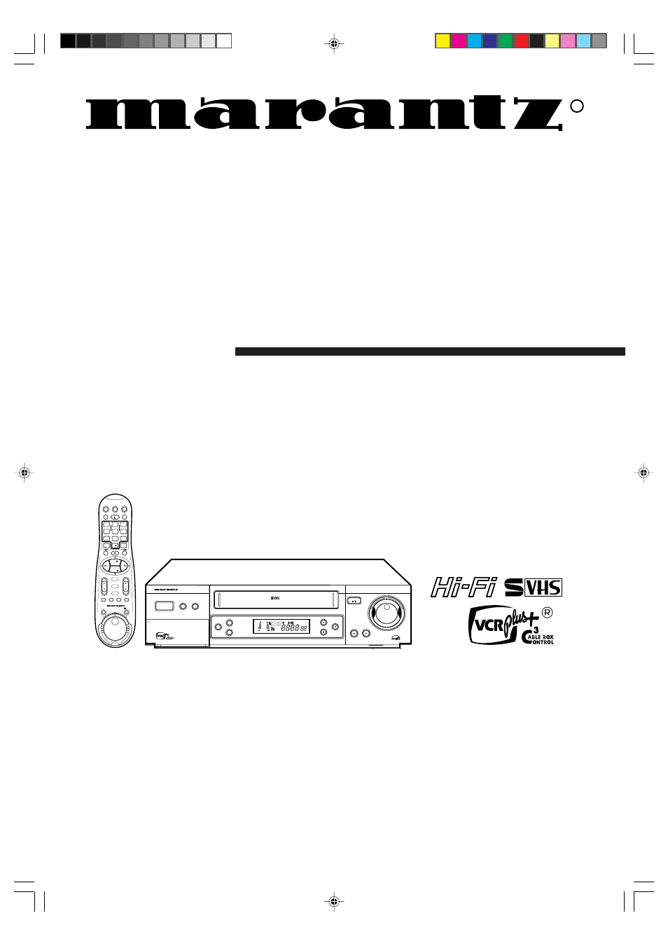 Marantz MV5100 User Manual | 82 pages