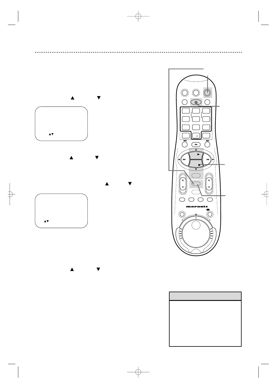 16 setting the clock (cont’d), Time zone selection, Helpful hints | Marantz MV5100 User Manual | Page 16 / 82