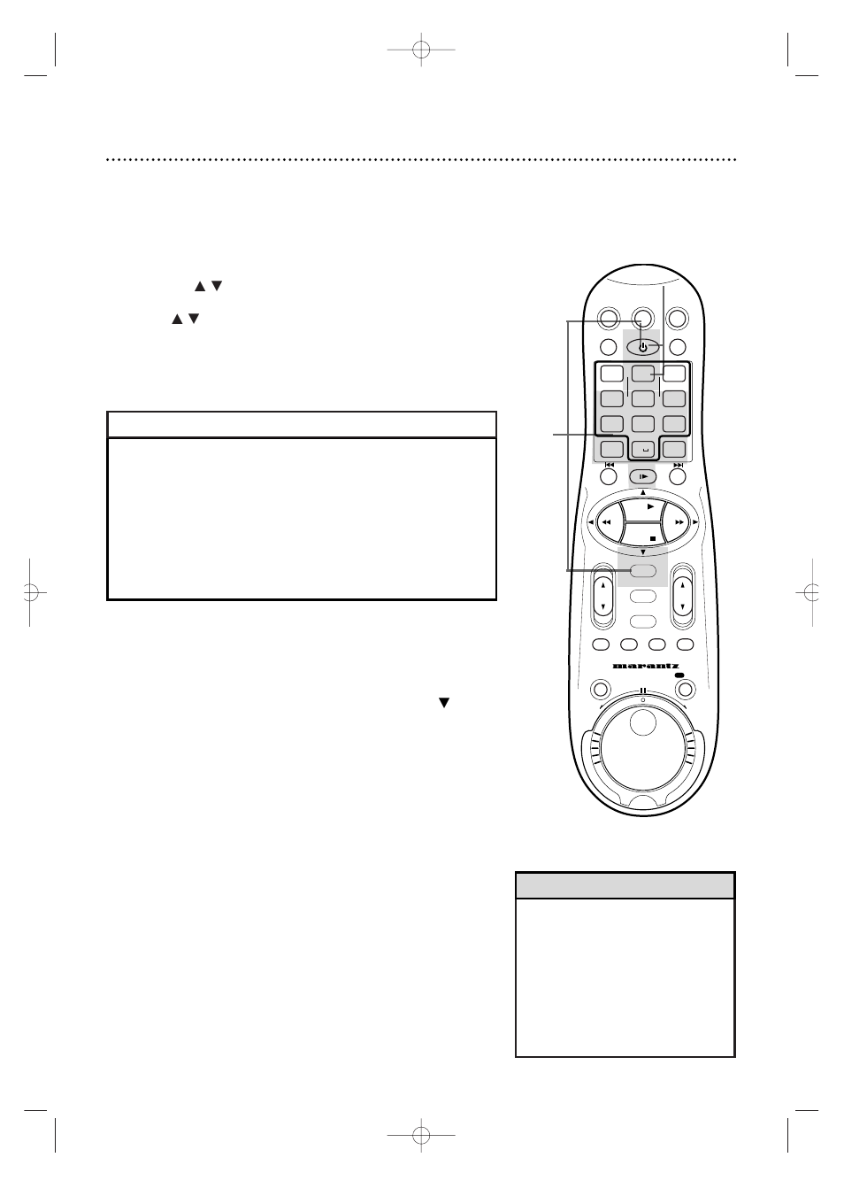 Setting the remote control to operate a tv 27, Helpful hints | Marantz MV5100 User Manual | Page 27 / 82