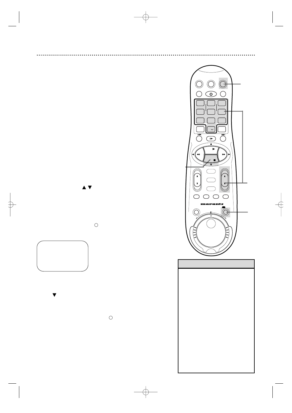 34 one-touch recording, Helpful hints, Starting an otr | Marantz MV5100 User Manual | Page 34 / 82