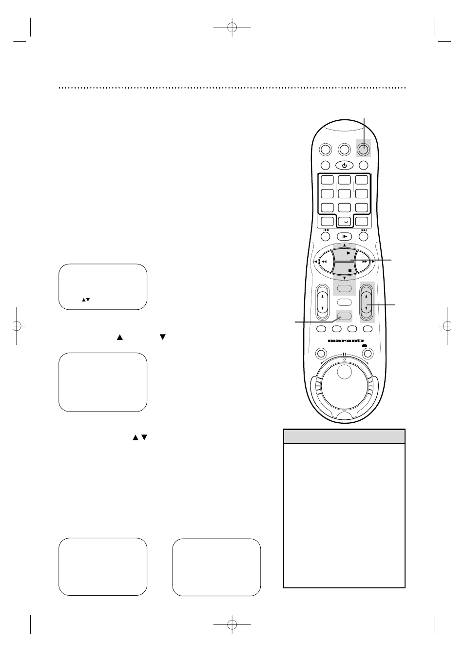 40 quick programming, Helpful hint, Press the vcr button, then press the timer button | Marantz MV5100 User Manual | Page 40 / 82